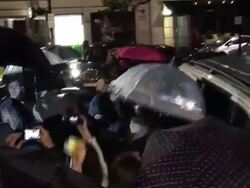 Selena Gomez outside BBC Radio One at the Celebrity Sightings in London with Selena Gomez at London England. (Footage by WireImage Video/GettyImages) Stock Footage