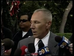 LA police speak outside Jackson's home News Clip