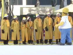 HO, HO D'OH! The Simpsons Take Manhattan to Celebrate DVD Release Stock Footage