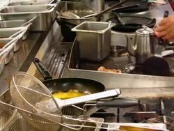Steaks on barbecue cooking Stock Footage
