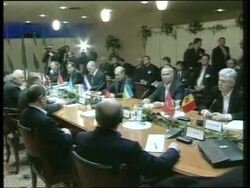 WRAP Update on CIS summit with Putin and Shevardnadze News Clip