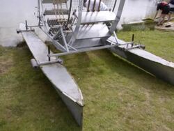 Chris Todd To Cross The Irish Sea Using A 'Tredalo Stock Footage