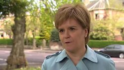 Nicola Sturgeon Interview re Prince Philip Retiring News Clip