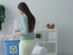 energy-saving bulb Stock Footage