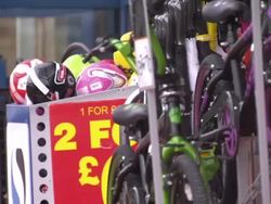 Sports Direct sports shop in Cardiff News Clip