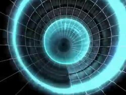 HD: Worm hole time warp Stock Footage