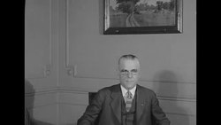 Ernest S. Barnard, new president of baseball's American League News Clip