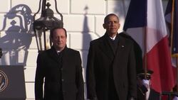 President Barack Obama is welcoming French President Francois Hollande to the White House Tuesday for policy meetings and a lavish state dinner.  The two leaders seek to highlight revamped ties between the United States and France. (Feb. 11) Instructional Video