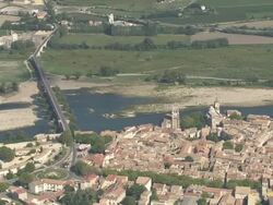Pont-Saint-Esprit Stock Footage
