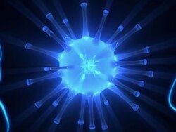 Organic fluid 3d shape Stock Footage