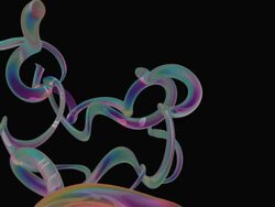 Twirling liquid tubes (seamless) Stock Footage