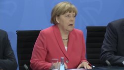 German Chancellor on migrant issue News Clip