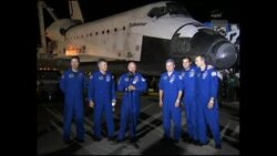4:3 Crew exits shuttle Endeavour, post-landing briefing Instructional Video