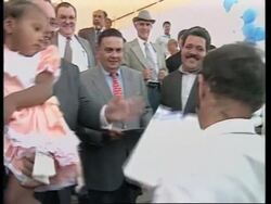 NICARAGUA: PRESIDENT ARNOLDO ALEMAN MARKS 1ST MONTH IN POWER News Clip