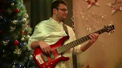Bass Guitarist. Stock Footage