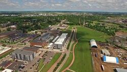 Aerial South Dakota Sioux Falls Stock Footage