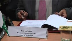 Trade officials promise to further ties at conclusion of talks Instructional Video