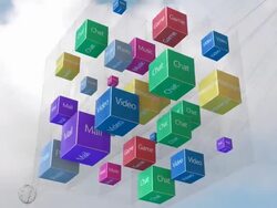 Cloud computing. Loop Stock Footage