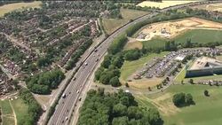 Aeirals following the M4 corridor News Clip