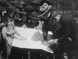 Mayor James Walker receives traffic safety petition from animal loving Boy Scouts Stock Footage