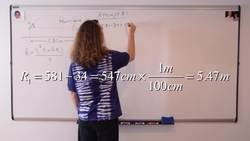 A Range Equation Problem with Two Parts Instructional Video