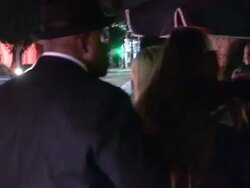 Alec Monopoly at Warwick in Hollywood - Celebrity Sightings in Los Angeles Stock Footage