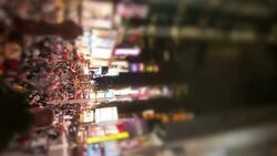 Times Square Zoom Stock Footage