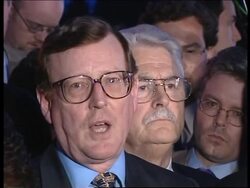 UK: N. IRELAND PEACE PROCESS: DAVID TRIMBLE News Clip