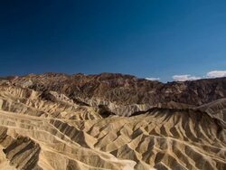 Death Valley Desert Zabriskie Point Stock Footage