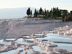 HD: Cotton Castle 'Pamukkale' Stock Footage