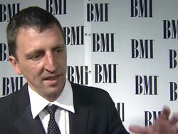 INTERVIEW: Atticus Ross on Social Network, Dragon Tattoo at Composer Rolfe Kent Receives BMI's Richard Kirk Award At The BMI Film & Television Awards Stock Footage
