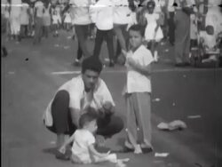 Cuban produced propaganda film about Cuban athletes and sport Stock Footage