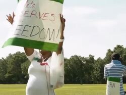 Miami's Nigerian Community Organizes Rally For Kidnapped Girls Stock Footage