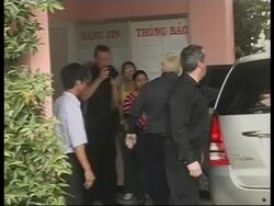 Angelina Jolie leaves orphanage with 3 year old boy she is trying to adopt News Clip