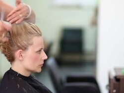 hair cut Stock Footage