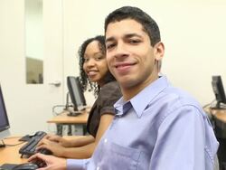 Portrait of Confident Adult Students Stock Footage