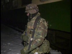 CROATIA: ARRIVAL OF FIRST NATO COMBAT TROOPS News Clip