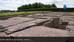 France, Alesia, Gallo-Roman city Stock Footage