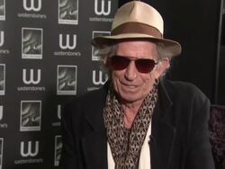 Keith Richards interview at his book launch News Clip
