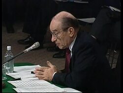 USA: FEDERAL RESERVE CHAIRMAN ALAN GREENSPAN News Clip