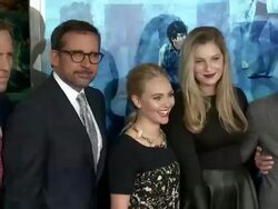 Nat Faxon, Steve Carell, AnnaSophia Robb, Zoe Levin, Liam James, Toni Collette, Jim Rash, Tom Rice, Allison Janney, Sam Rockwell, and Kevin Walsh at "The Way, Way Back " New York Premiere Stock Footage