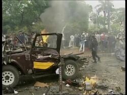 INDONESIA: JAKARTA: CAR BOMB News Clip