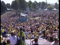 Croatian and Japanese fans watch match, react to draw News Clip