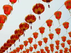Chinese lanterns Stock Footage