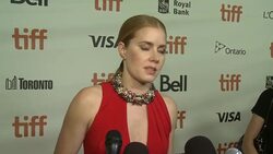 INTERVIEW - Amy Adams at 'Arrival' Premiere - 2016 Toronto International Film Festival Stock Footage