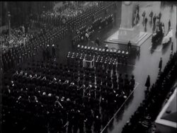 REMEMBRANCE CEREMONY IN THE RAIN News Clip