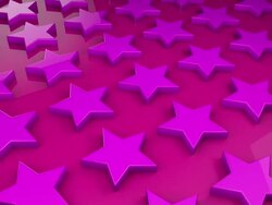 Glossy Stars Background Loop - Pink (Full HD) Stock Footage