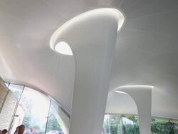 Opening Of The New Serpentine Sackler Gallery Designed By Zaha Hadid Stock Footage