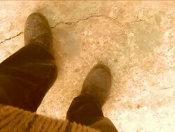 Drunk man walking clumsy Stock Footage