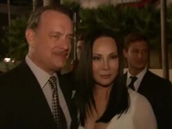 Tom Hanks, Eva Chow at LACMA Hosts 2012 Art + Film Gala Honoring Ed Ruscha And Stanley Kubrick Presented By Gucci Stock Footage
